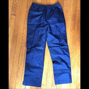 Drawstring Rain Pants with Zipper Calf